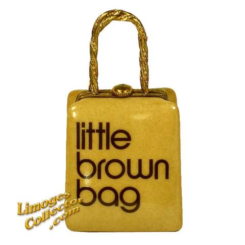 Bloomingdales Little Brown Bag Limoges Box (Rochard
