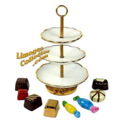3-Level Candy Dish Limoges Box (Beauchamp)