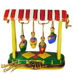 Amusement Theme Park Carnival Ride Multi Swing Limoges Box (Retired