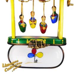 Amusement Theme Park Carnival Ride Multi Swing Limoges Box (Retired