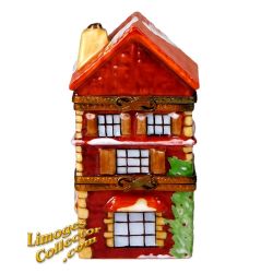 Double-Hinged 3-Story Apartment House Building Retired Limoges Box | LimogesCollector.com