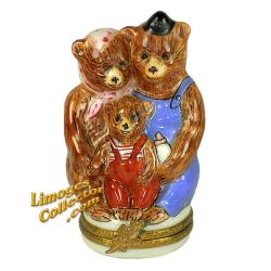 Bear Family Limoges Box (Retired)