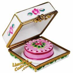 Birthday Cake in Pastry Box Limoges (Beauchamp)