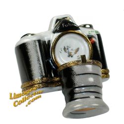 Double-Hinged Camera w/ Film & Photo Limoges Box (Beauchamp)