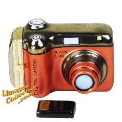 Digital Camera with Zoom & Chip Limoges Box (Retired)