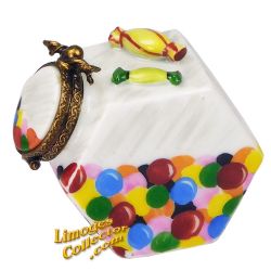 Candy Jar Full of Candies Limoges Box