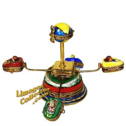 Amusement Theme Park Ride Multi Limoges Box (Retired)