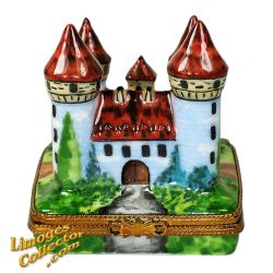 Fortified Medieval Castle Limoges Box by Beauchamp