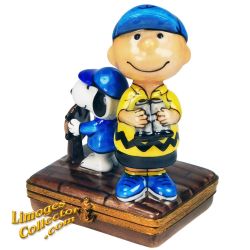 Charlie Brown and Snoopy on Ship Deck 