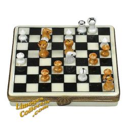 Chess Set Limoges Box