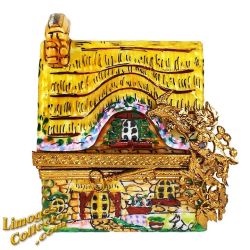 French Country Cottage with Vines Limoges Box (Retired)