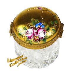 Classic Rose on 24K Gold + Crystal Limoges Box (Retired)