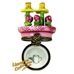 Daffodils & Tulips in Flower Pot Limoges Box (Retired)