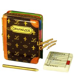 Designer Organizer with Schedule Limoges Box (Beauchamp)