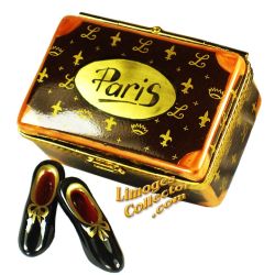 Designer Fashion Shoe Box & Shoes Limoges Box (Beauchamp)