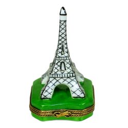 Ltd. Ed. #1 Paris Icon Eiffel Tower Limoges Box, 100% Authentic Hand-Painted French Porcelain Travel Collectible Trinket Box Gift