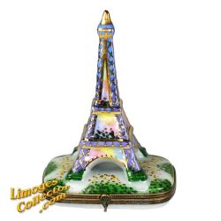 Eiffel Tower Paris World's Fair 1889 Limoges Box (Retired) 