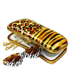 Animal Print Sunglasses with Case Limoges Box (Beauchamp)