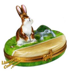 Rabbit & Turtle Race Limoges Box (Beauchamp)