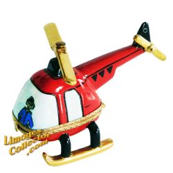Red Helicopter Limoges Box (Beauchamp)