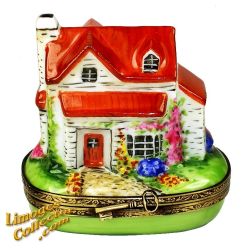 Charming Country House with Landscaping Limoges Box (Beauchamp)