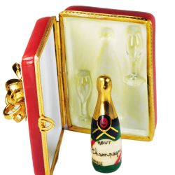 I Love You Multi-Language Champagne Gift Limoges Box