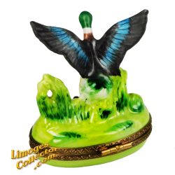 Mallard Duck at Waterfront Limoges Box (Retired)