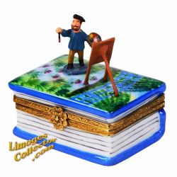 Monet Japanese Bridge Book with Monet Painter Limoges Box (Beauchamp)