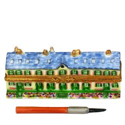 Monet's House at Giverney Limoges Box by Beauchamp | Authentic Hand-Painted French Porcelain Art Collectible Imported from France