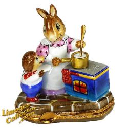 Mama Rabbit Cooking Limoges Box (Retired)