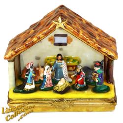 Nativity Scene 8-Figures Limoges Box (Beauchamp)