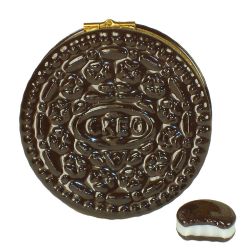 Oreo Cookie with Cookie Limoges Box Inside, a RARE & RETIRED 100% Authentic ARTORIA Collectible Porcelain Trinket Box Gift from France 