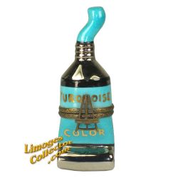 Artist's Paint Tube Turquoise Limoges Box (Retired)