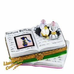 Books of French Perfumes with Perfume Tray Limoges Box (Beauchamp)