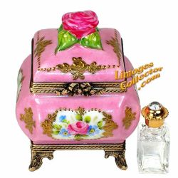Pink Perfume Chest with Roses (Beauchamp)
