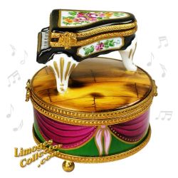 Piano on Stage Music Box Limoges (Rochard)