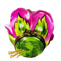 Open Pink Rose Limoges Box (Retired)