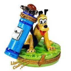 Pluto Golf Caddy Disney Limoges Box (Artoria)