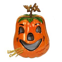 Carved Jack-O-Lantern Pumpkin Limoges box (Beauchamp)