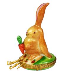 Rabbit in the Carrot Garden Limoges Box (Retired)