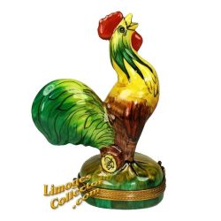 Crowing Rooster Limoges Box (Retired)