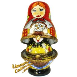 Russian Nesting Dolls Limoges Box (Beauchamp)