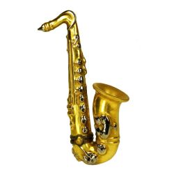 Golden Saxophone Limoges Box French Porcelain Limoges Trinket Box Gift for Music Lovers