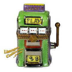 Lucky Slot Machine Limoges Box (Retired)