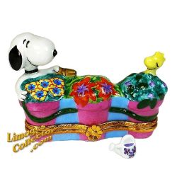 Snoopy & Woodstock Gardening Limoges Box (Artoria)