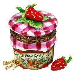 Strawberry Jam Preserve Limoges Box (Beauchamp)