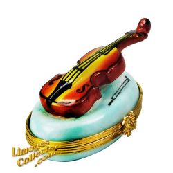 Violin with Music Sheet Limoges Box (Retired)