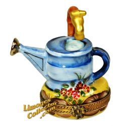 Watering Can at Garden Water Pump Limoges Box (Retired)