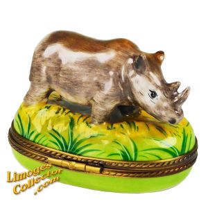 Rhino Mom & Baby Limoges Box (Beauchamp)