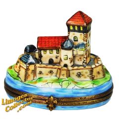 French Chateau with Moat Limoges Box